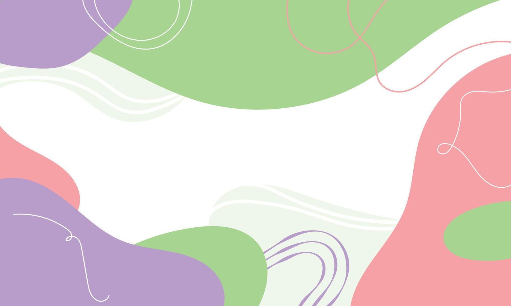 Hand drawn flat design abstract doodle background vector