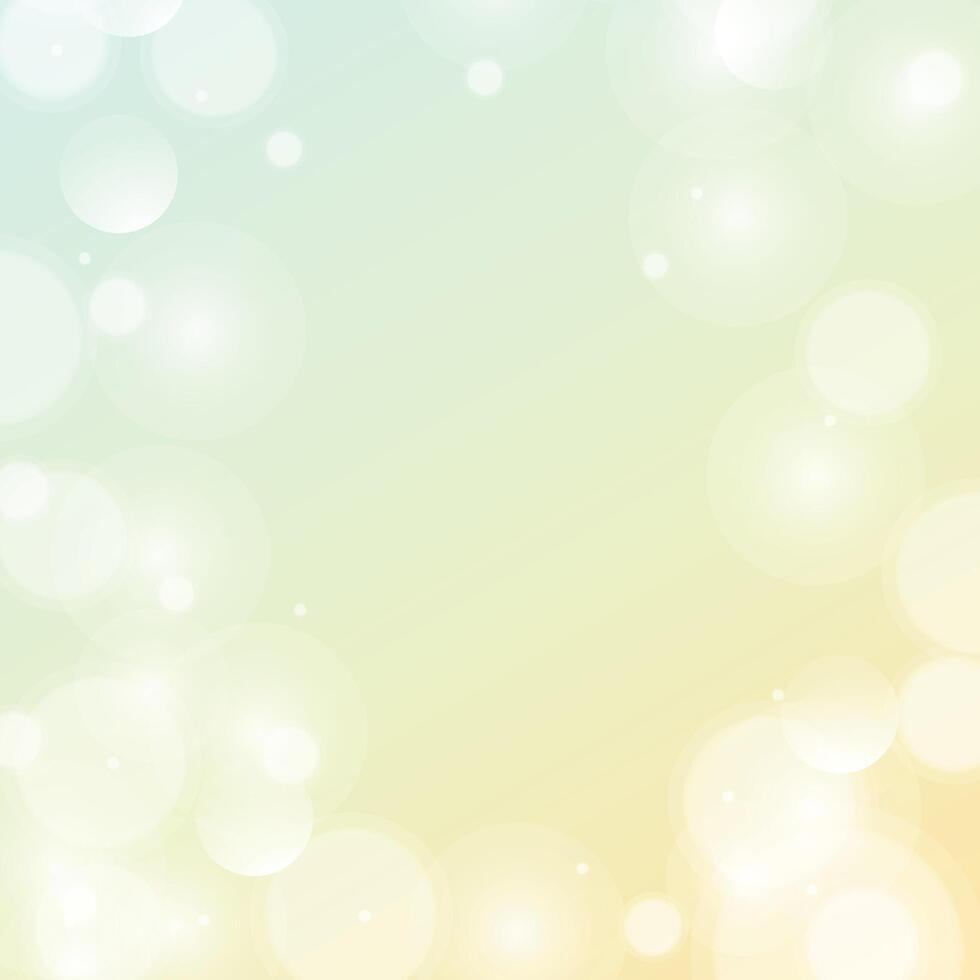 vector colored bokeh background with light