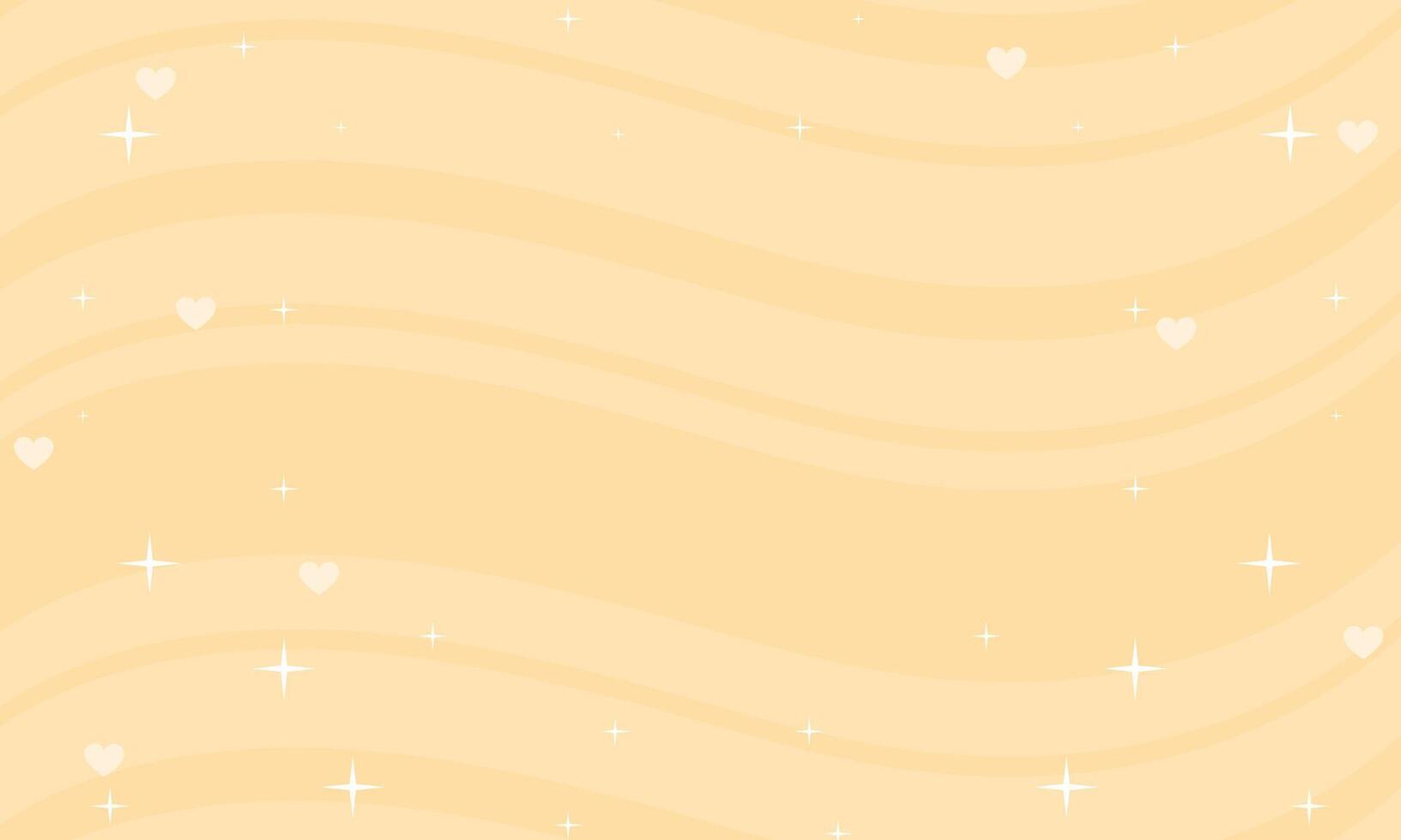 Vector hand drawn pink stripes and hearts background