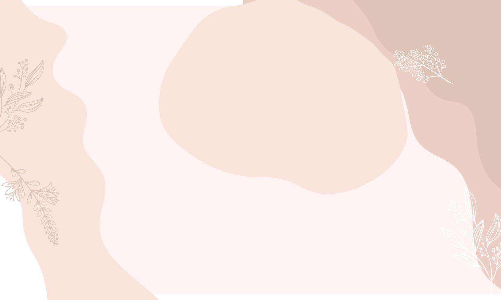 vector flower memphis line art abstract background