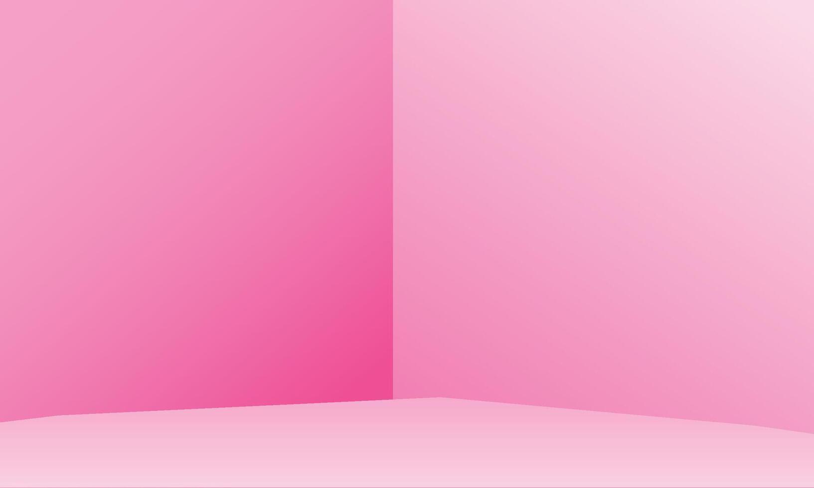 minimal interior studio light for product presentation on pink background vector