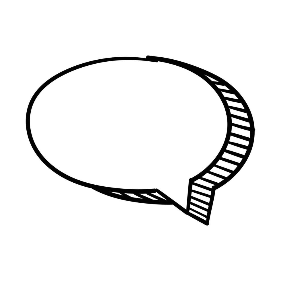 vector habla burbuja icono plano diseño aislado blanco antecedentes