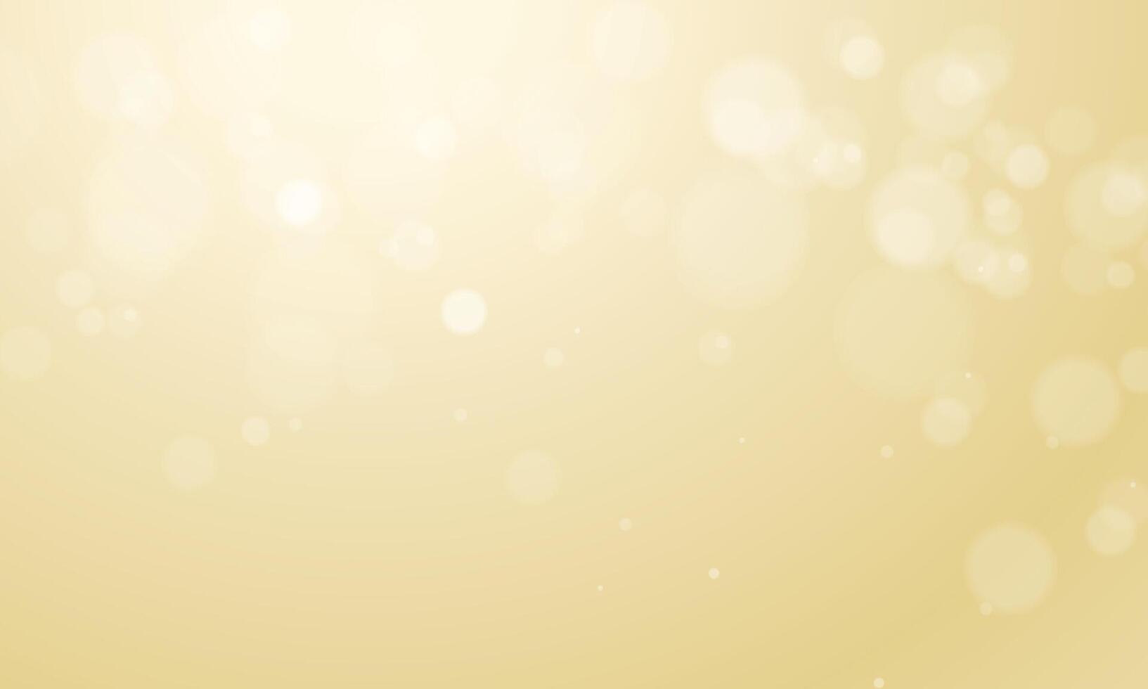 Vector yellow background with glowing sparkle bokeh