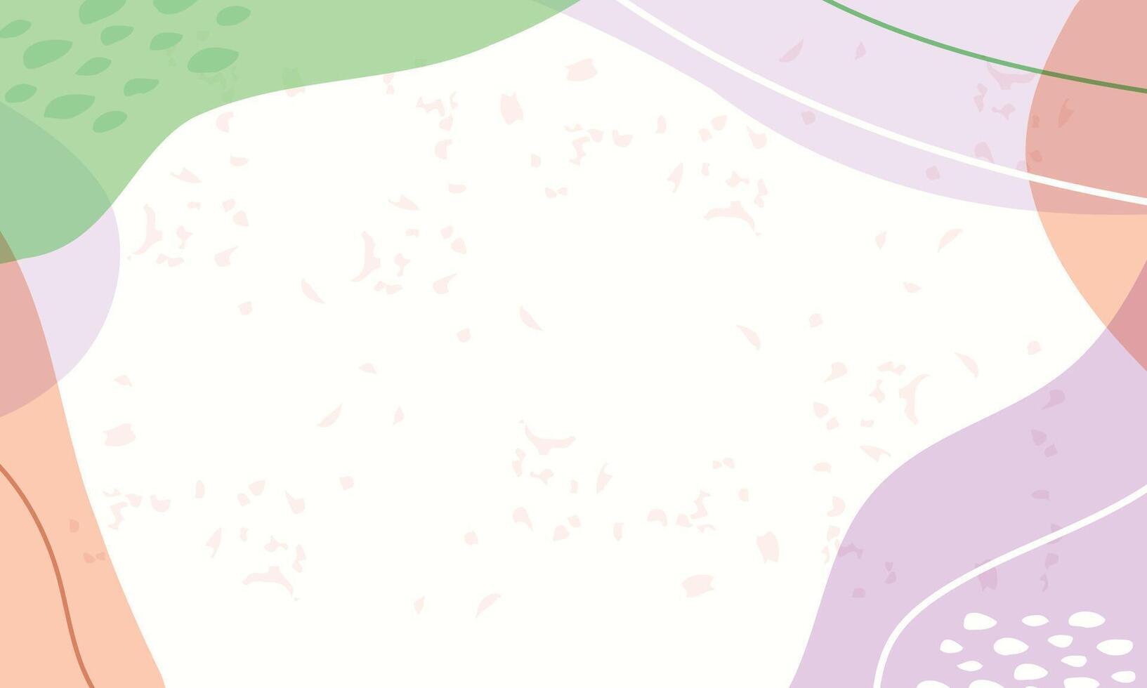 Hand drawn flat design abstract doodle background vector