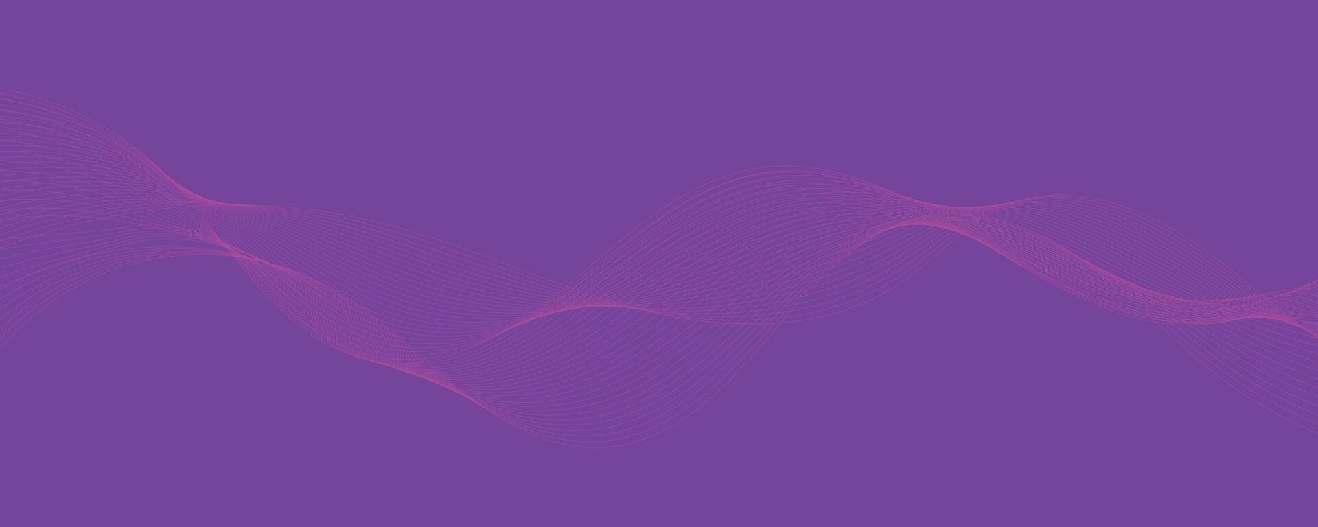 Abstract Purple Background with Waves vector