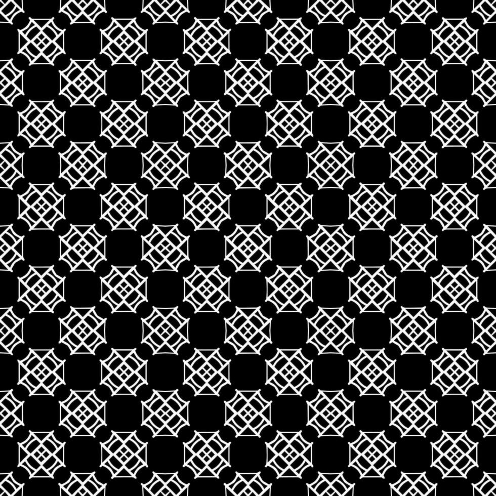 patrón abstracto sin costuras en blanco y negro. fondo y telón de fondo. diseño ornamental en escala de grises. vector