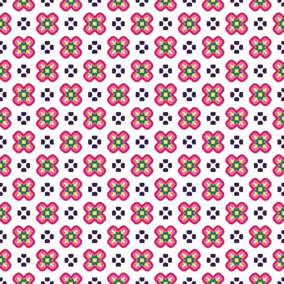 Multi color seamless abstract pattern. Background and backdrop. Multi Colored. Colorful ornamental design. Colored mosaic ornaments. Vector graphic illustration.