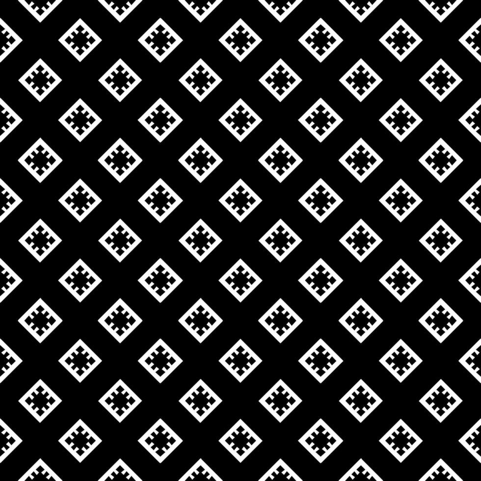 Black and white seamless abstract pattern. Background and backdrop. Grayscale ornamental design. vector