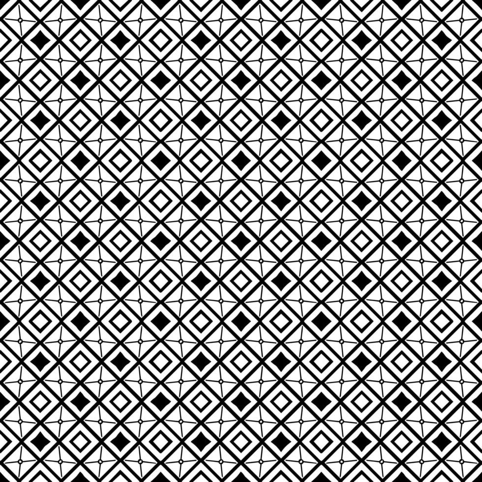 Black and white seamless abstract pattern. Background and backdrop. Grayscale ornamental design. vector