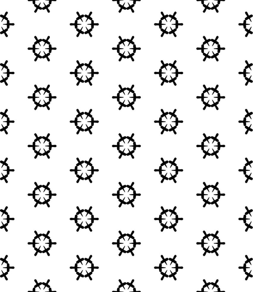 Black and white seamless abstract pattern. Background and backdrop. Grayscale ornamental design. vector