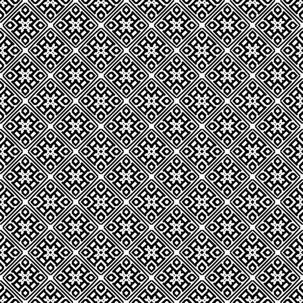 Black and white seamless abstract pattern. Background and backdrop. Grayscale ornamental design. vector