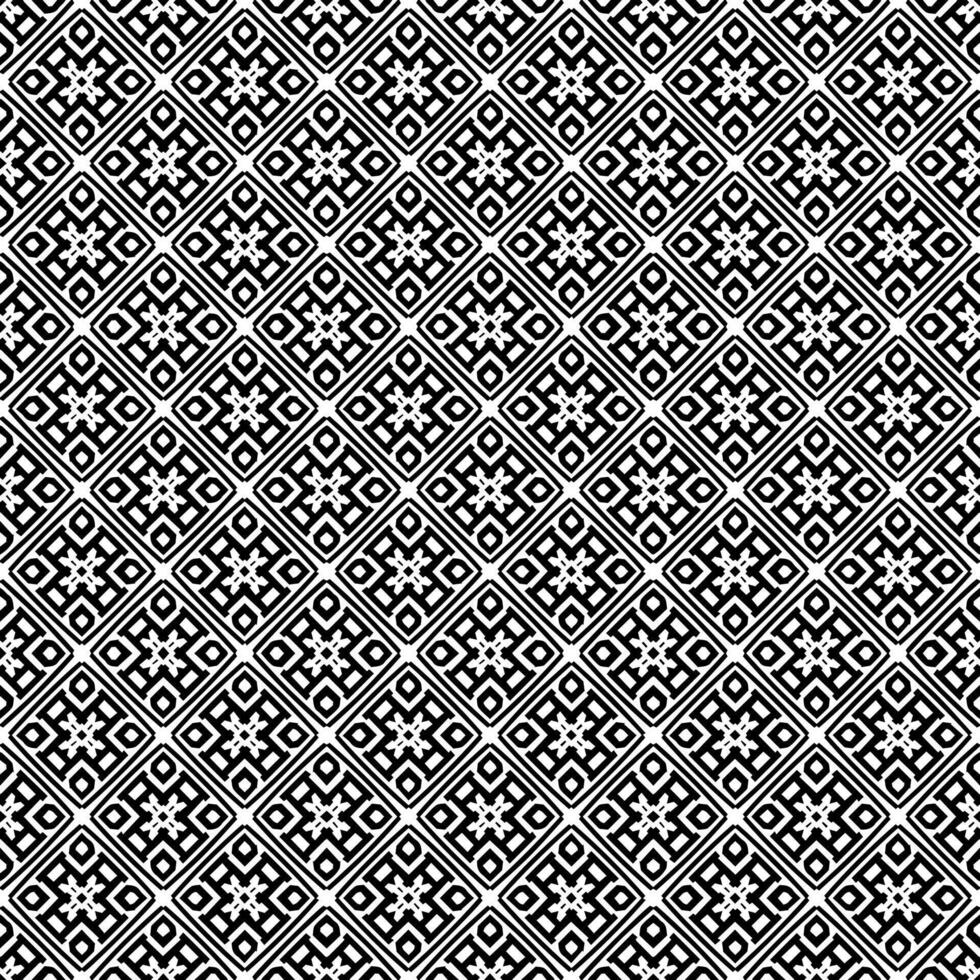 Black and white seamless abstract pattern. Background and backdrop. Grayscale ornamental design. vector