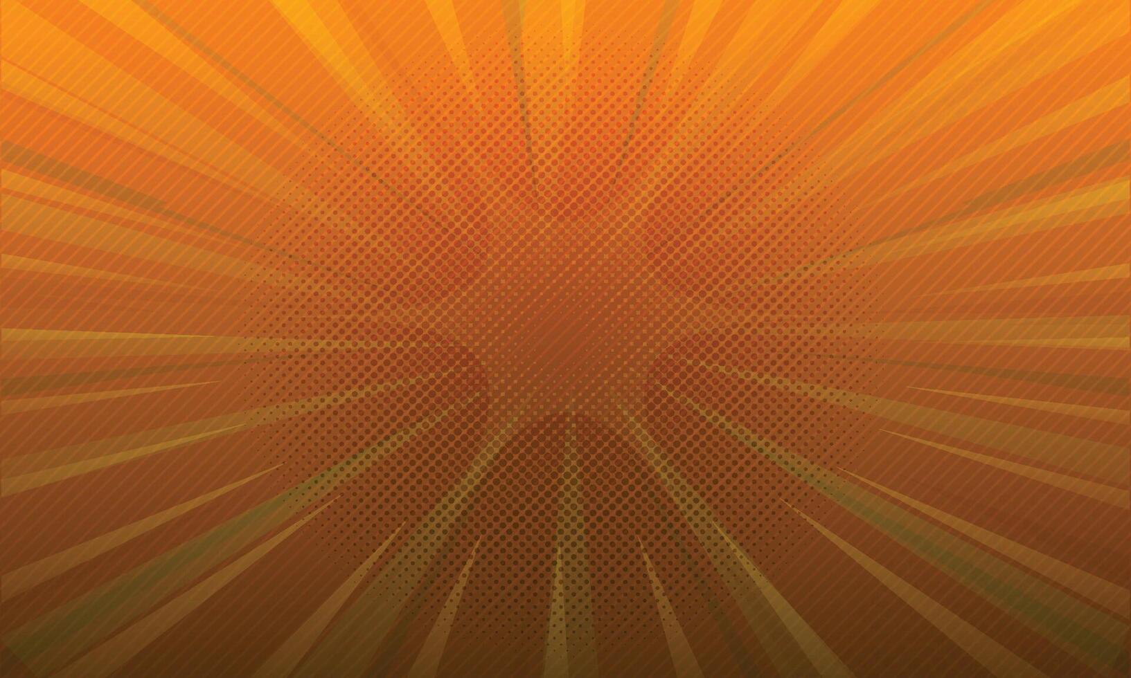 vector flat design orange comic style background