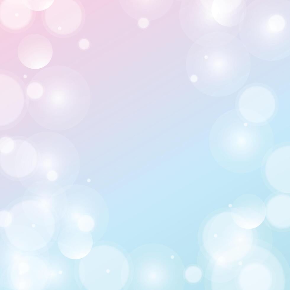 vector colored bokeh background with light