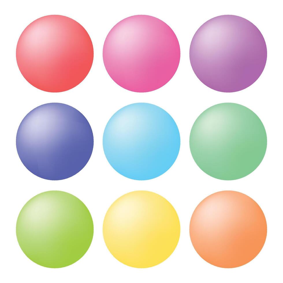 Vector glossy badge colorful  magnet icon in realistic style on a white background