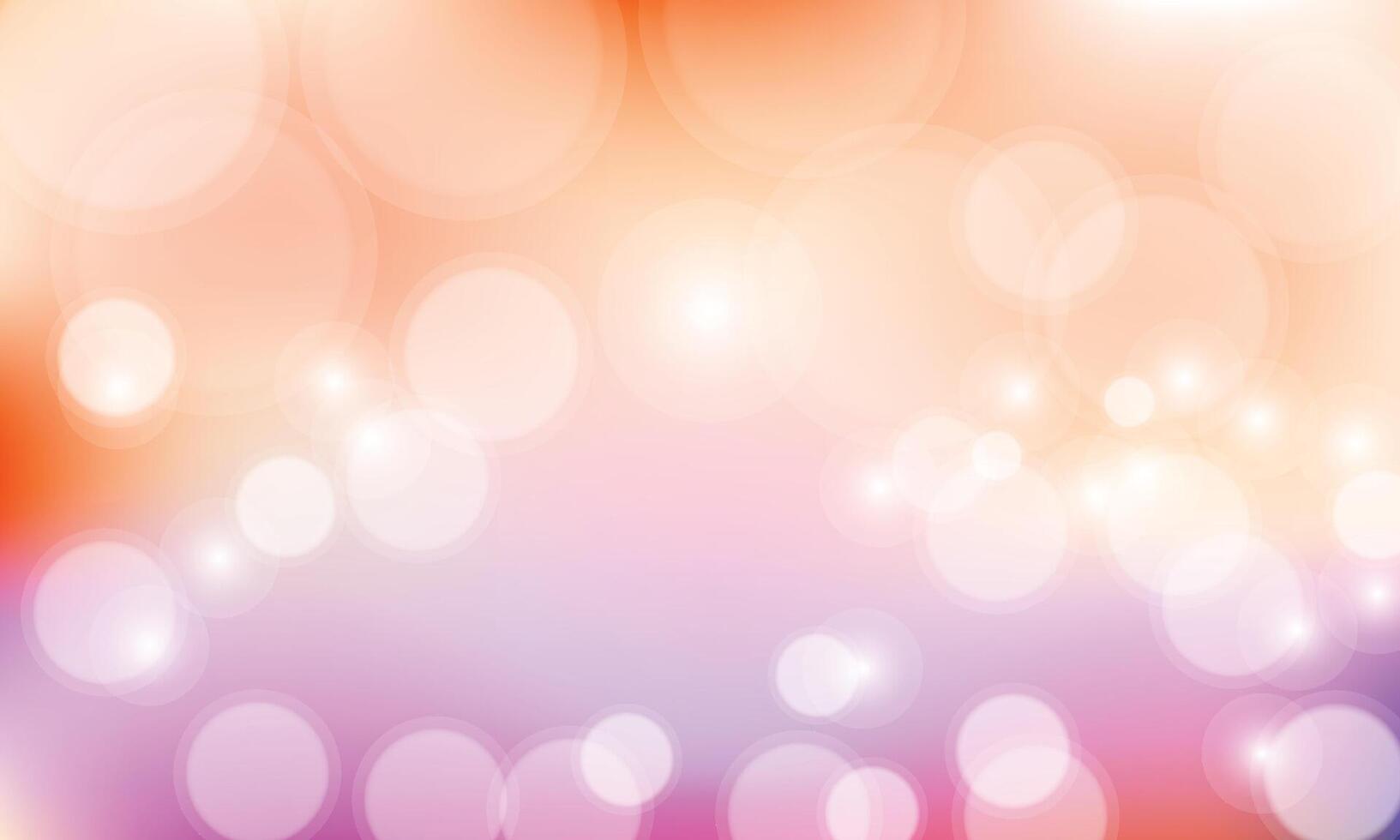 vector colored bokeh background with light