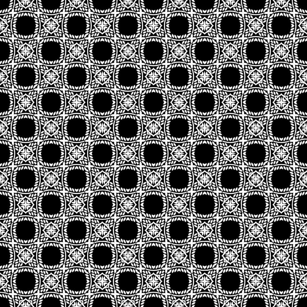 Black and white seamless abstract pattern. Background and backdrop. Grayscale ornamental design. vector