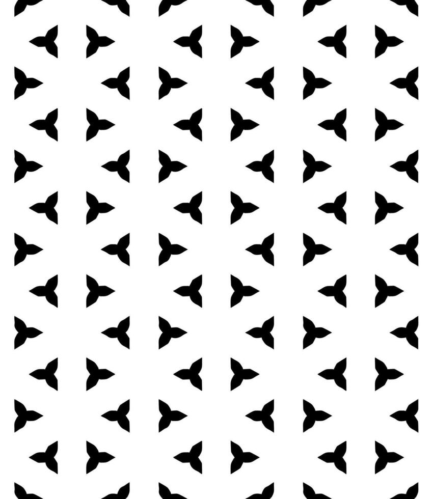 Black and white seamless abstract pattern. Background and backdrop. Grayscale ornamental design. vector