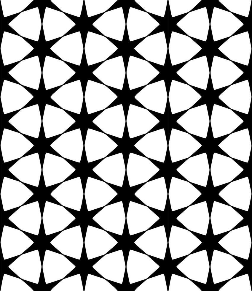 patrón abstracto sin costuras en blanco y negro. fondo y telón de fondo. diseño ornamental en escala de grises. vector