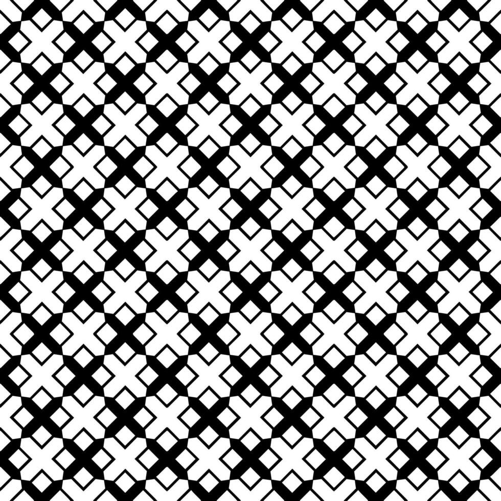 Black and white seamless abstract pattern. Background and backdrop. Grayscale ornamental design. vector