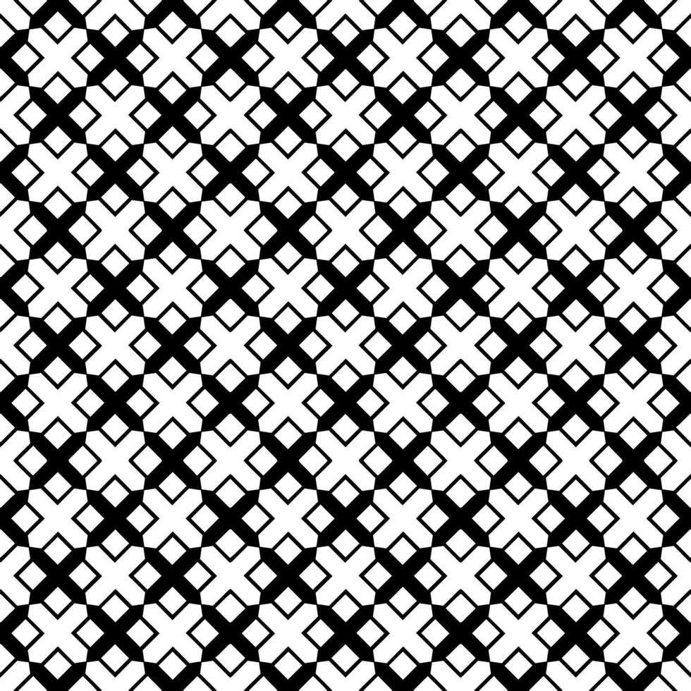 Black and white seamless abstract pattern. Background and backdrop. Grayscale ornamental design. vector