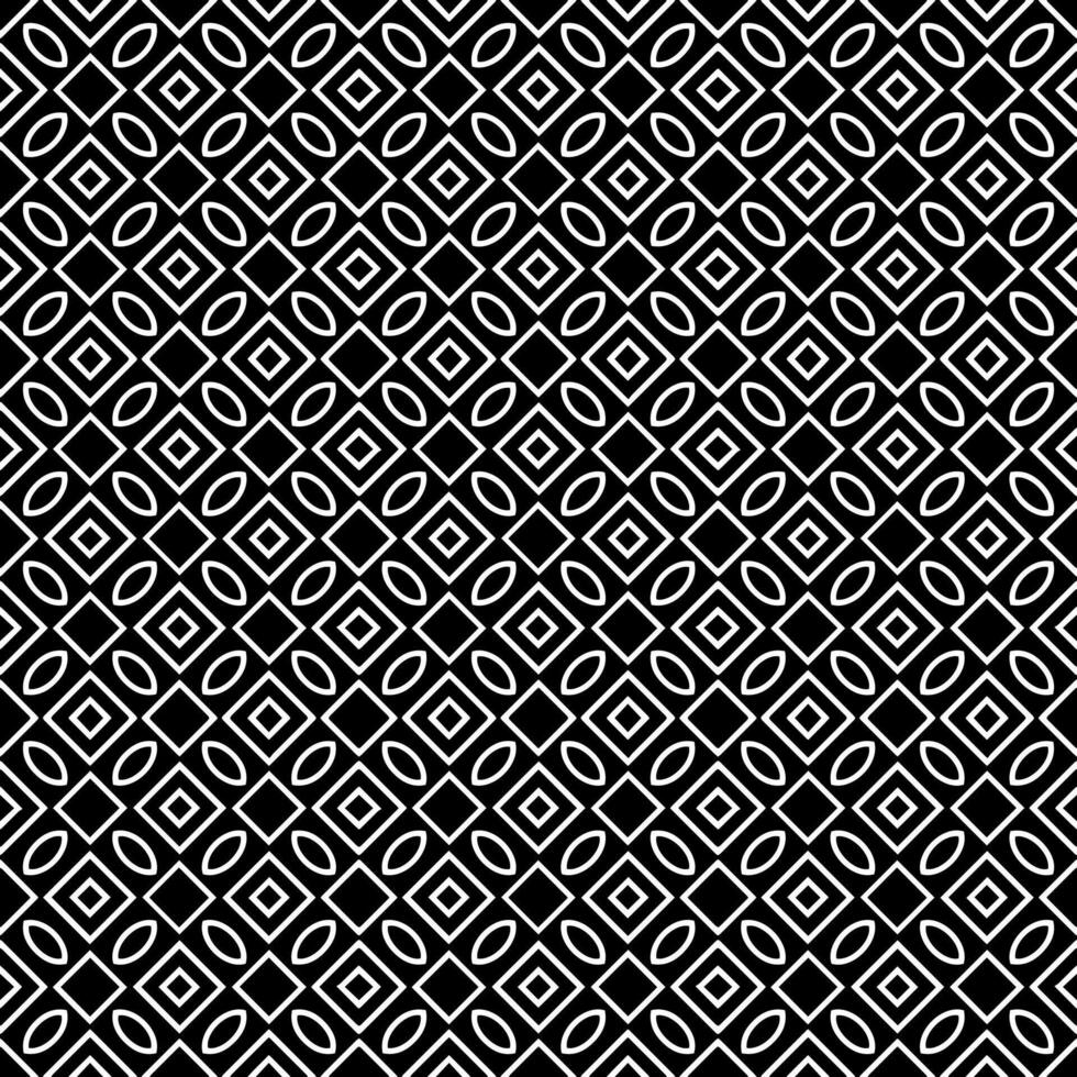 patrón abstracto sin costuras en blanco y negro. fondo y telón de fondo. diseño ornamental en escala de grises. vector