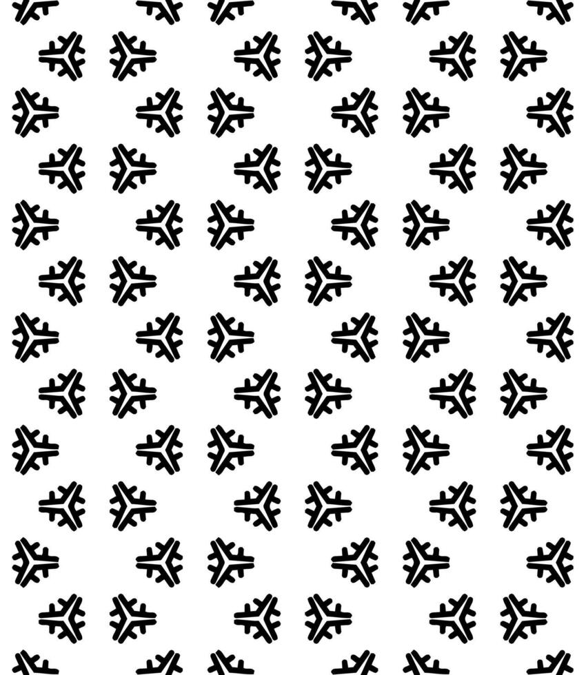 patrón abstracto sin costuras en blanco y negro. fondo y telón de fondo. diseño ornamental en escala de grises. vector