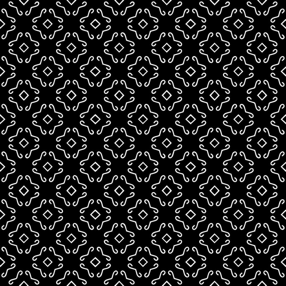 patrón abstracto sin costuras en blanco y negro. fondo y telón de fondo. diseño ornamental en escala de grises. vector