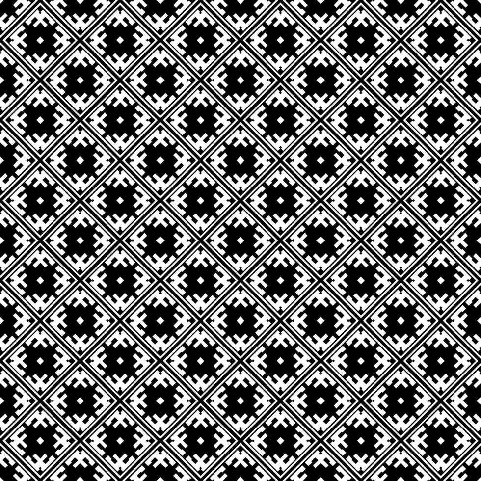 Black and white seamless abstract pattern. Background and backdrop. Grayscale ornamental design. vector