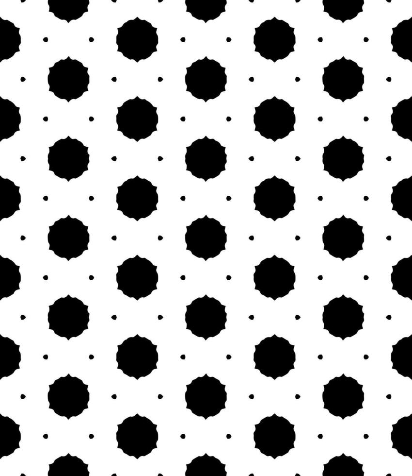 Black and white seamless abstract pattern. Background and backdrop. Grayscale ornamental design. vector