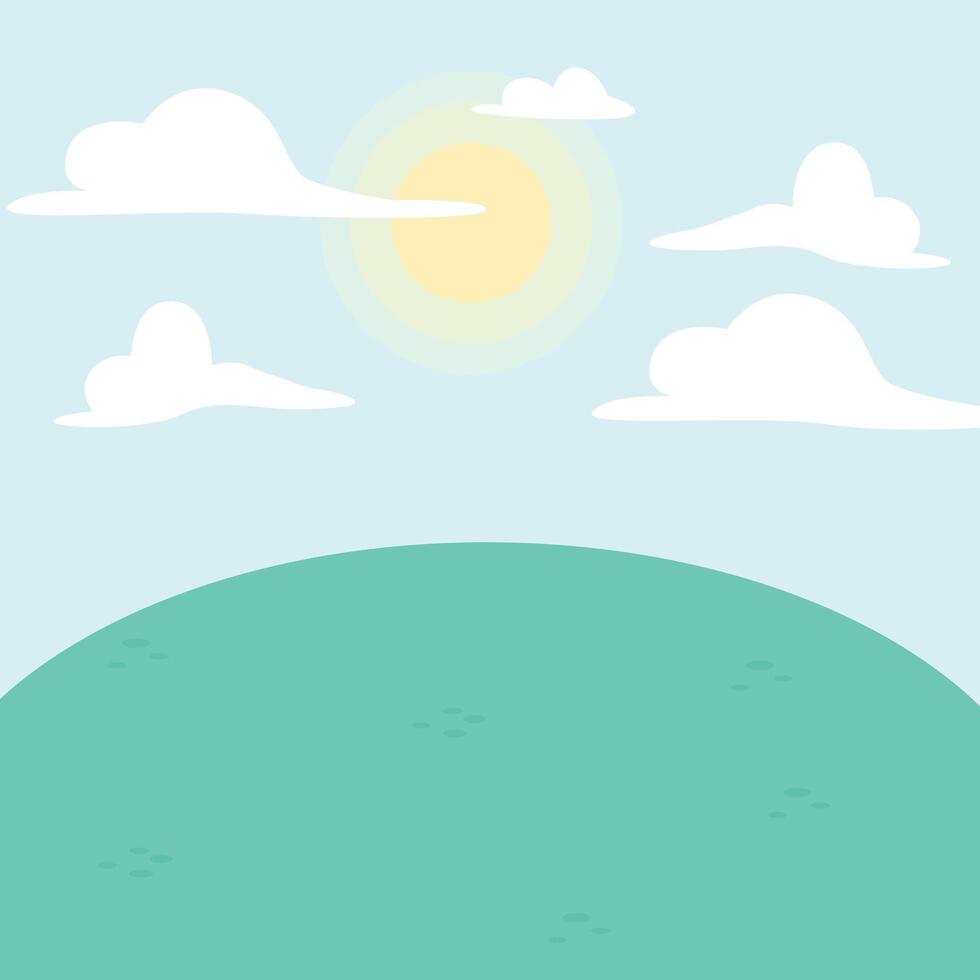 vector natural landscape background design