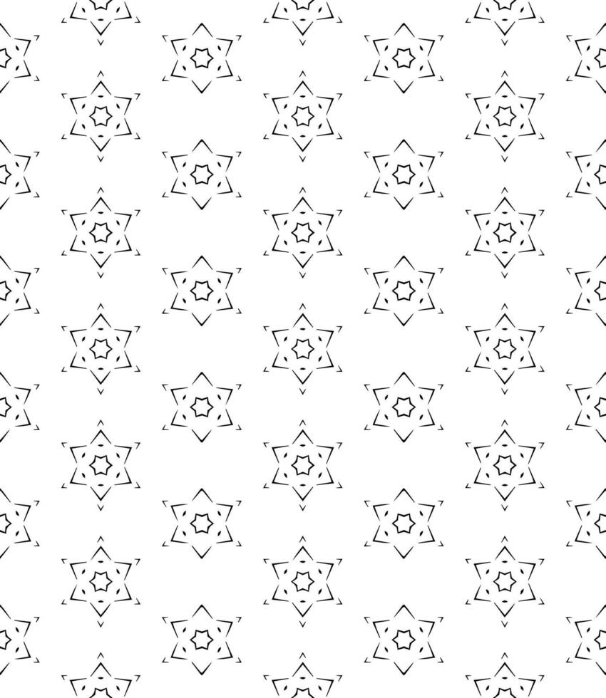 Black and white seamless abstract pattern. Background and backdrop. Grayscale ornamental design. vector