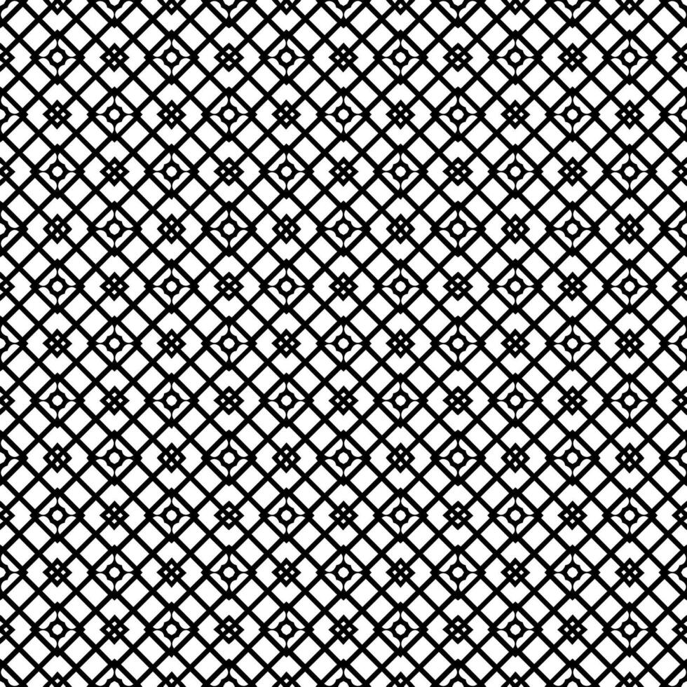 patrón abstracto sin costuras en blanco y negro. fondo y telón de fondo. diseño ornamental en escala de grises. vector