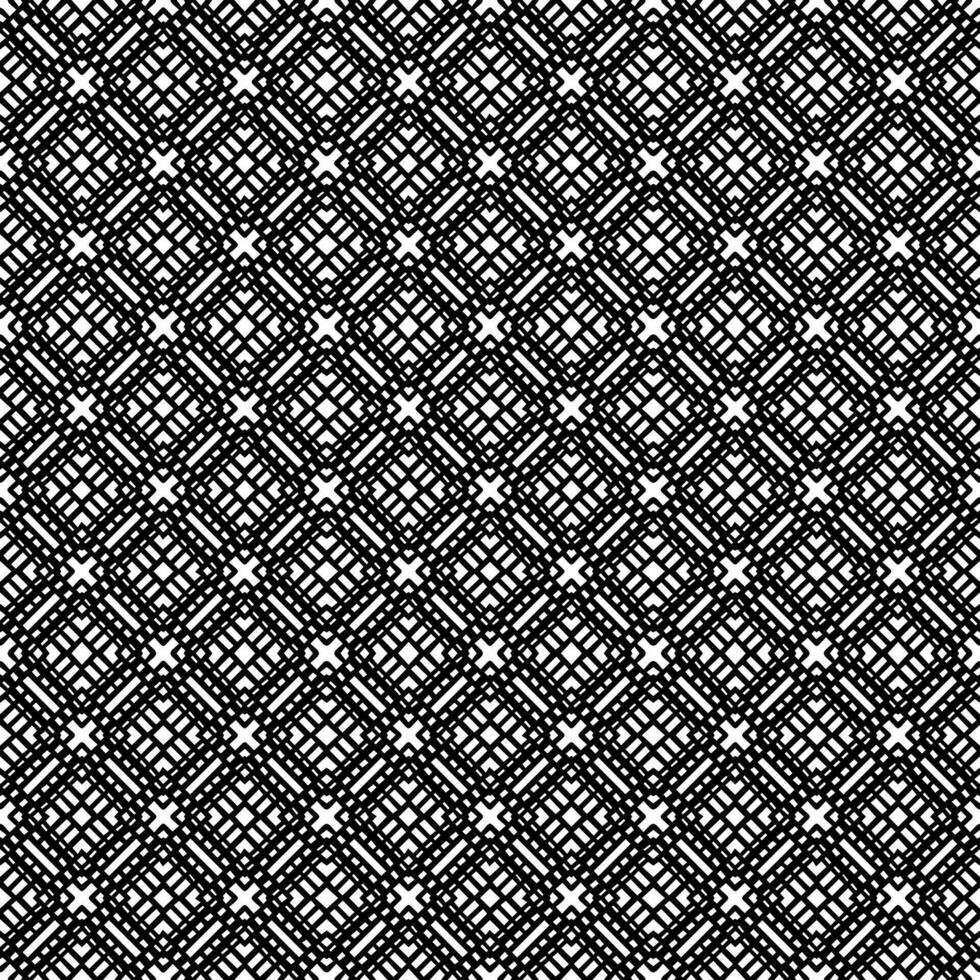 Black and white seamless abstract pattern. Background and backdrop. Grayscale ornamental design. vector