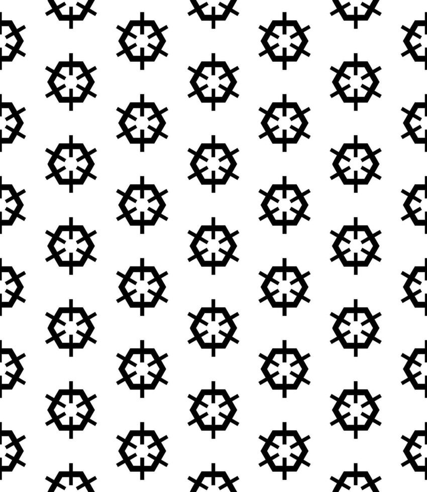 Black and white seamless abstract pattern. Background and backdrop. Grayscale ornamental design. vector