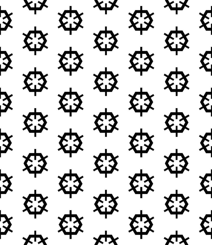 patrón abstracto sin costuras en blanco y negro. fondo y telón de fondo. diseño ornamental en escala de grises. vector