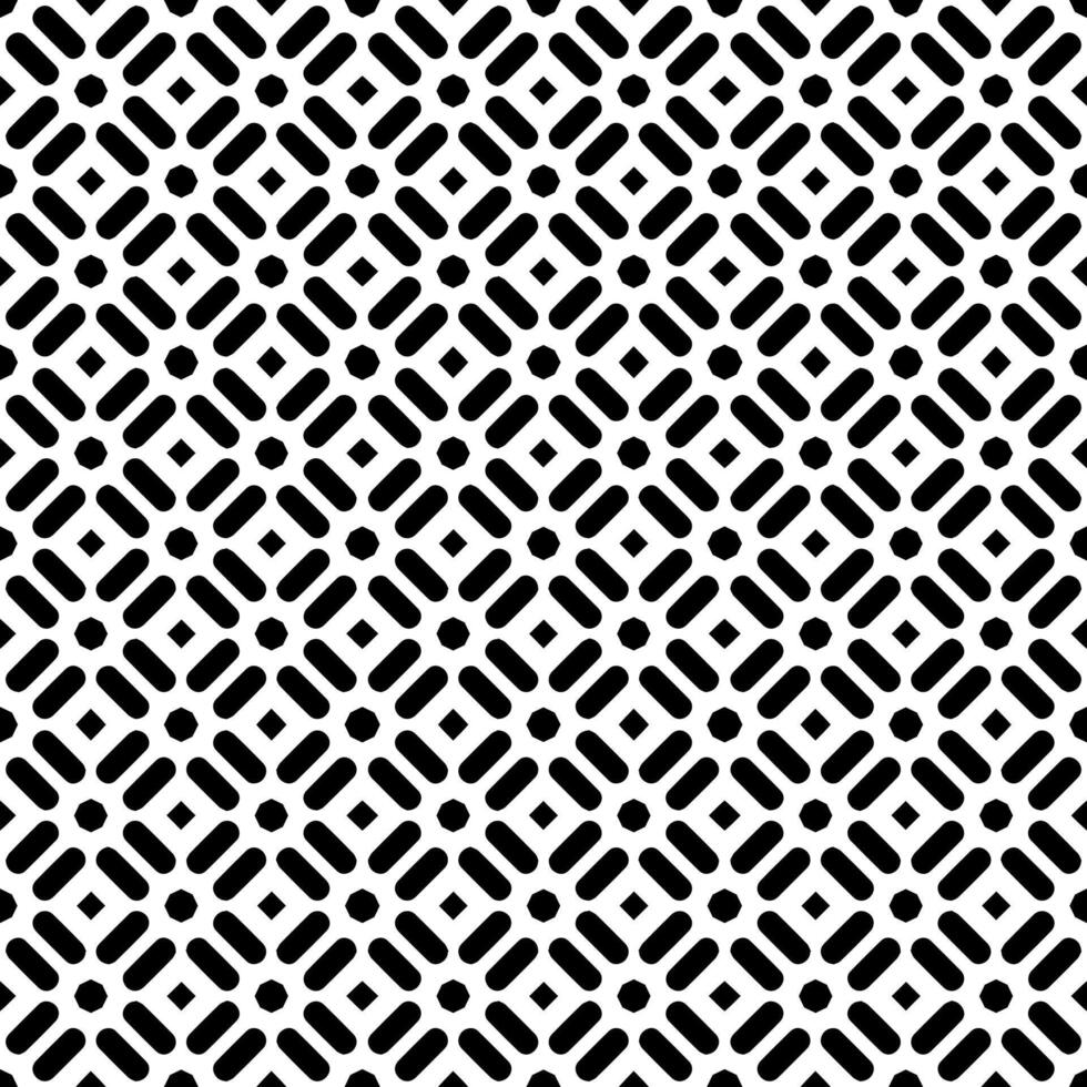 Black and white seamless abstract pattern. Background and backdrop. Grayscale ornamental design. vector