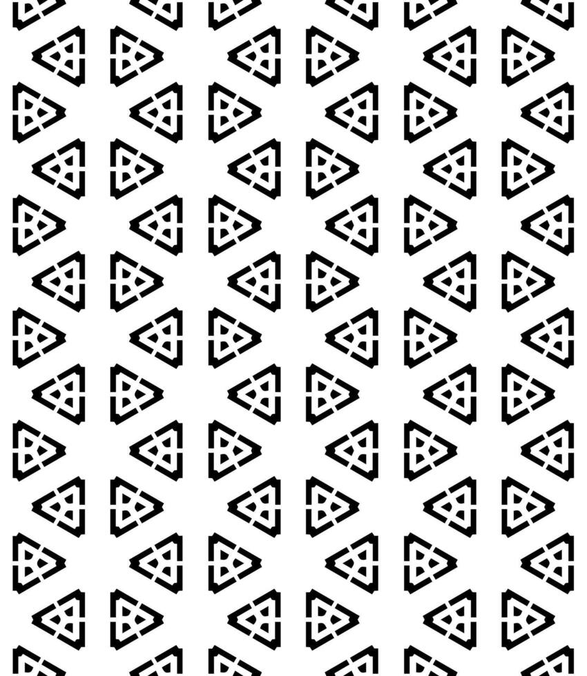 Black and white seamless abstract pattern. Background and backdrop. Grayscale ornamental design. vector