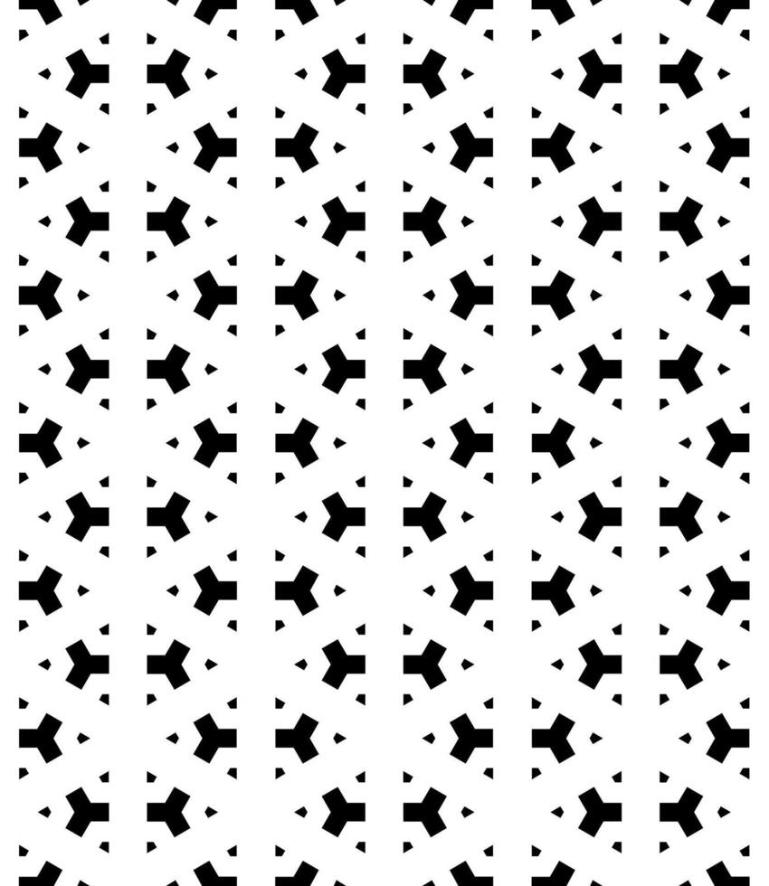 Black and white seamless abstract pattern. Background and backdrop. Grayscale ornamental design. vector