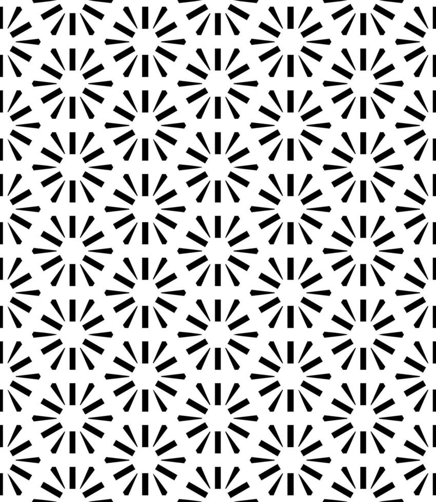 Black and white seamless abstract pattern. Background and backdrop. Grayscale ornamental design. vector