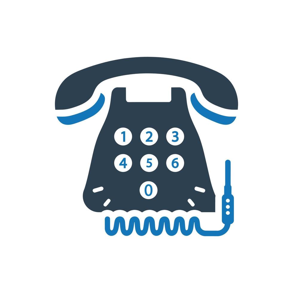 Telephone icon, Phone icon vector