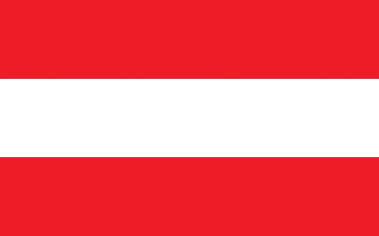 Austria bandera vector ilustración. Austria nacional bandera.