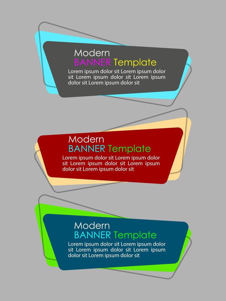 creativo corporativo negocio márketing social medios de comunicación bandera enviar plantilla, promocional bandera para social medios de comunicación correo, web bandera y volantes, rebaja bandera para web y social medios de comunicación modelo vector