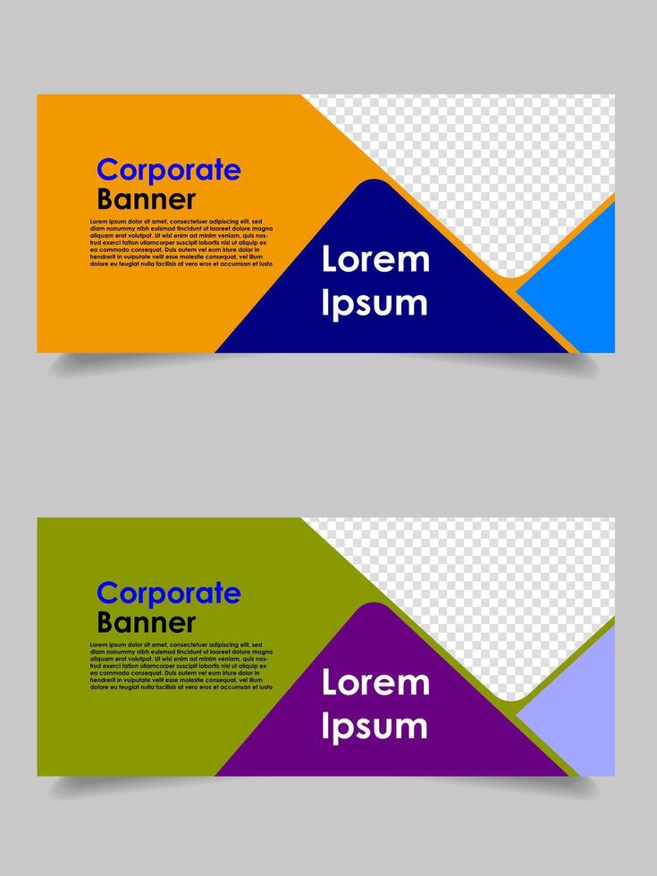 Creative corporate business marketing social media banner post template, Promotional banner for social media post, web banner and flyer, Sale banner for web and social media template vector