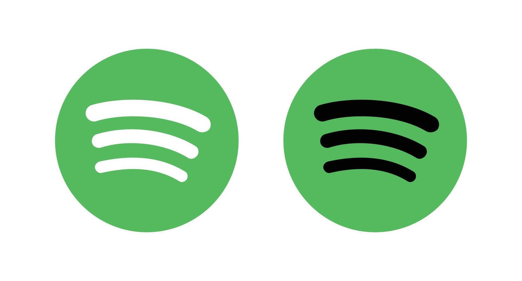 Spotify logo. Spotify Social media icon. vector