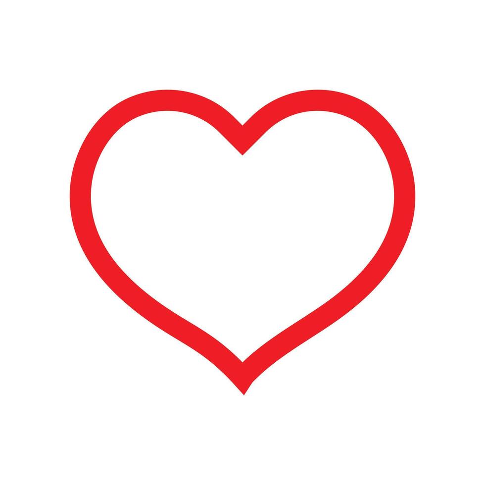 Love heart icons vector. heart symbol icon. vector