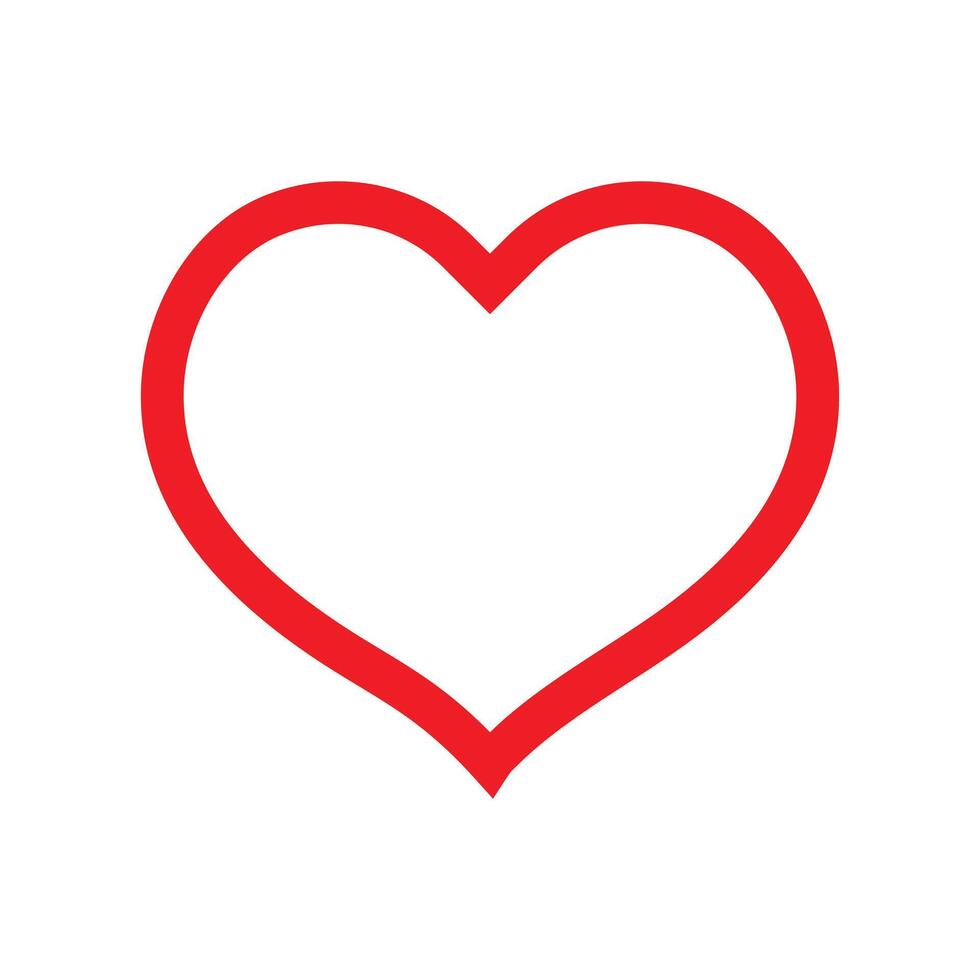 Love heart icons vector. heart symbol icon. vector