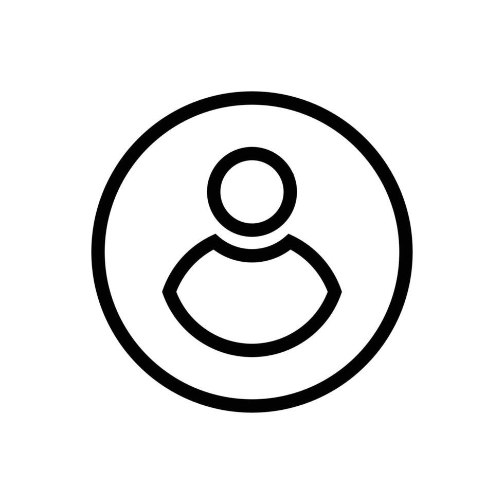 User Profile Icon vector. Profile avatar symbol. Avatar Man icon vector. vector