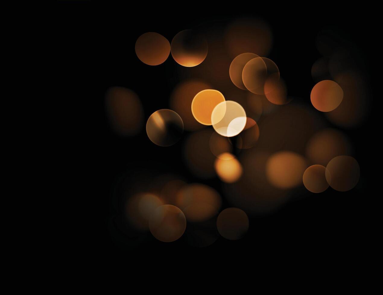 bokeh de luces en negro antecedentes vector