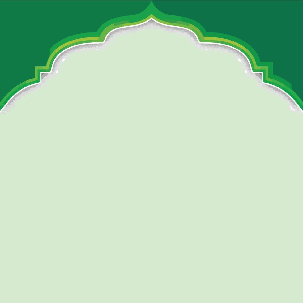 a green background with a green border and a place for text vector